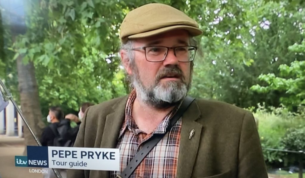London Unfolds Tour Guide Pepe Pryke